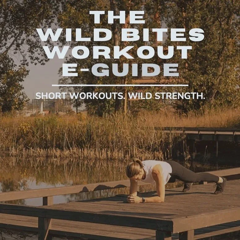 The holidays get wild &mdash; but that doesn&rsquo;t mean your fitness has to fall apart.

The Wild Bites Workout e-Guide is your quick, no-stress plan for staying consistent and grounded when life gets chaotic.

✦ 30 short workouts (5&ndash;15 min)

