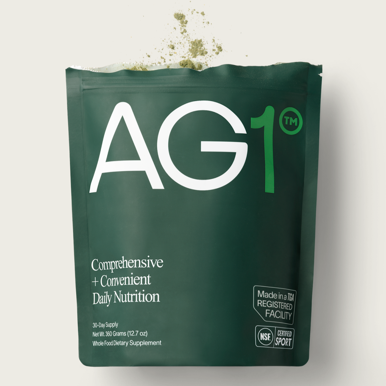 AG1 - First thing every morning. A simple daily foundation.