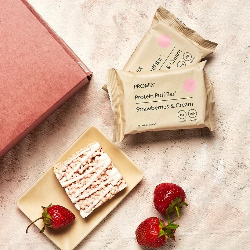 Promix - Protein puff bars + electrolytes. Clean, simple fuel.