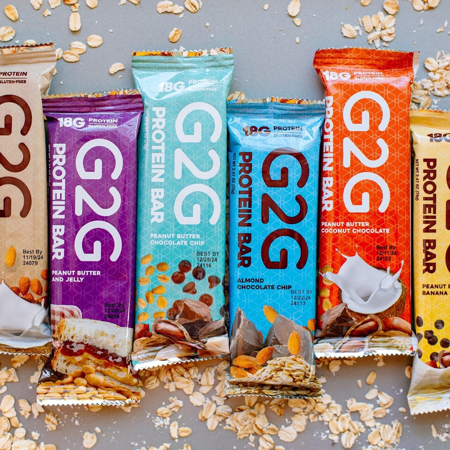 G2G - Higher calorie bar for long hikes and demanding days.