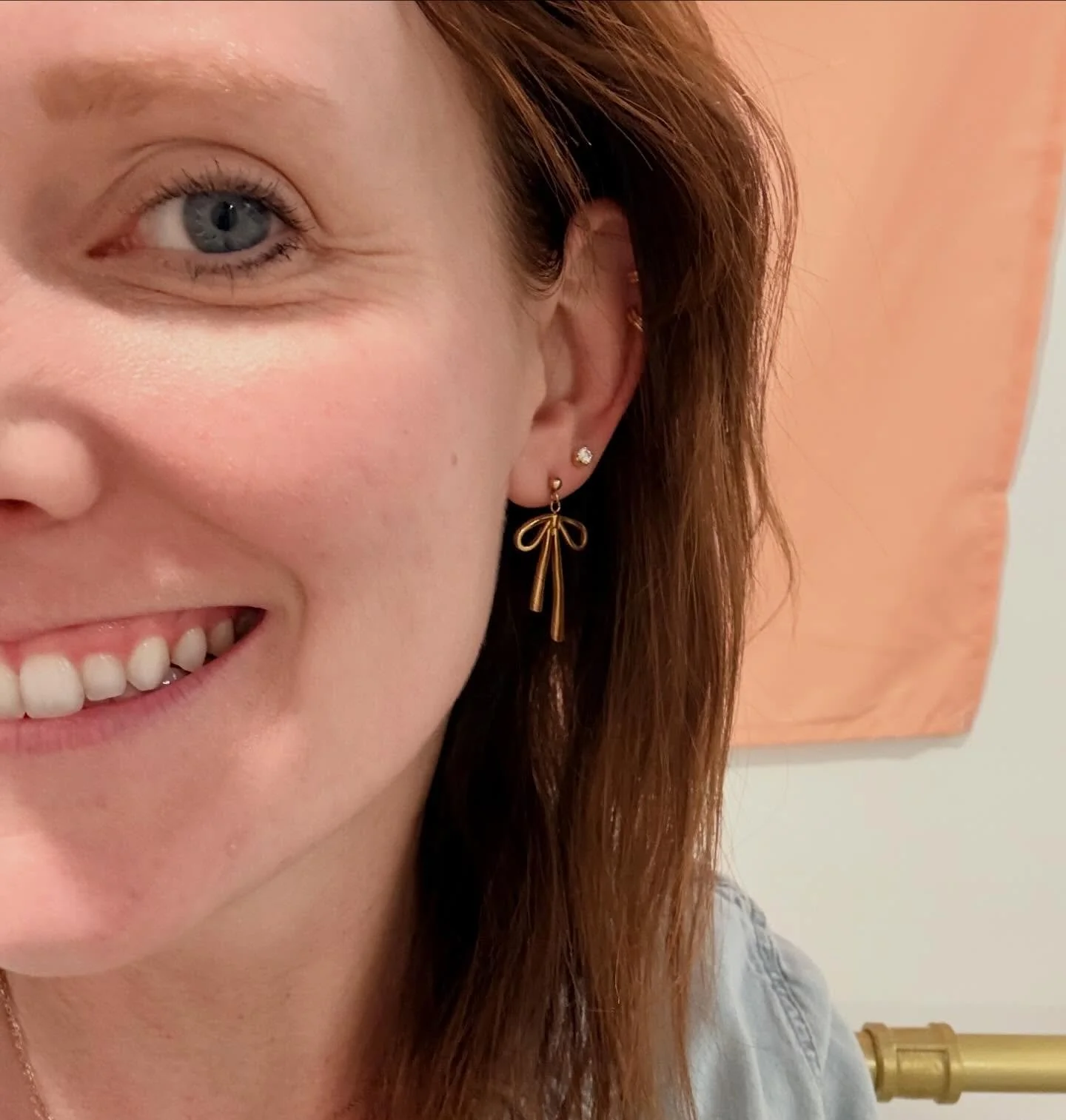 Still feeling the love from your support for our Galentine&rsquo;s Day event AND want to show off some of the new earrings in the store. These bow earrings are so cute, great for any age and made from medical grade stainless steel coated in 18k gold 