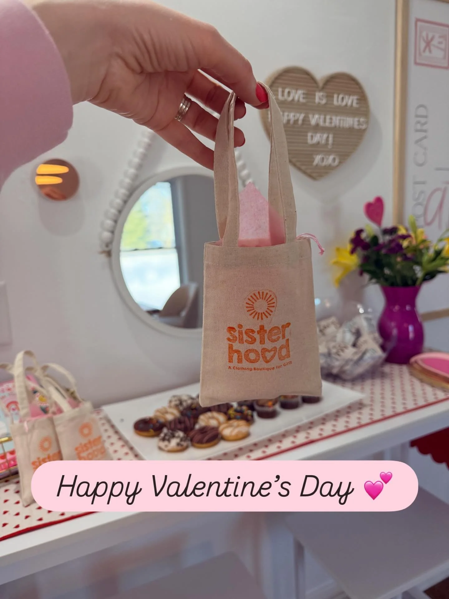 Happy Valentine&rsquo;s Day! 

I hope you all feel the love today! I&rsquo;ve got just a few extra goodie bags leftover from our Galentine&rsquo;s Day event and a some sweet snacks set out today too. First come first serve! 

Bring your little gals i