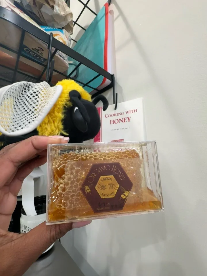 🚨🚨 NEW PRODUCT ALERT 🚨 🚨

**limited supply**

Sajeeda Urban Farm Honey Comb is exclusively available at @farmalliancebaltimore Waverly Farmers Market stand &hellip;. while supplies last 🐝🍯