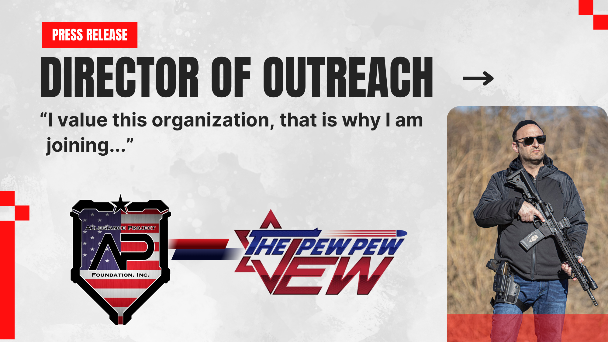 The Pew Pew Jew Joins Allegiance Project Foundation