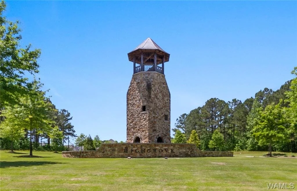 Highgrove stone tower entrance