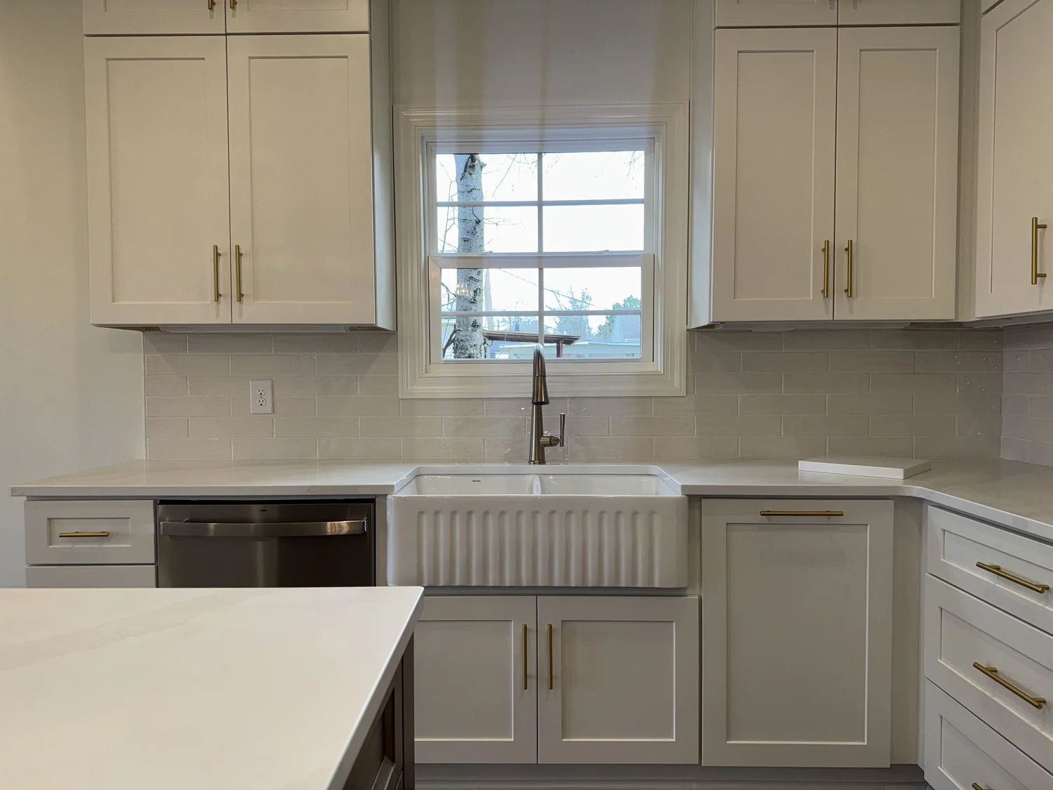 Back patio and exterior