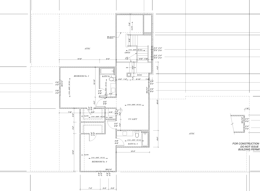 Upstairs floor plan