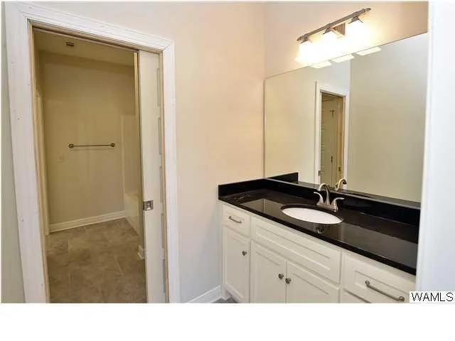 Upstairs bathroom vanity