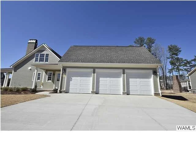 Attached 3-car garage