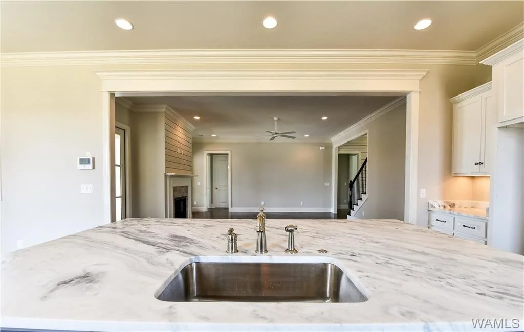 Island sink toward living