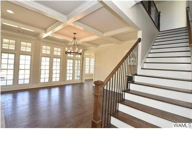 Living room and staircase