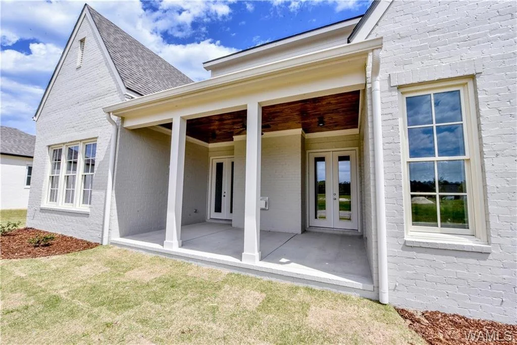 Rear porch alternate view