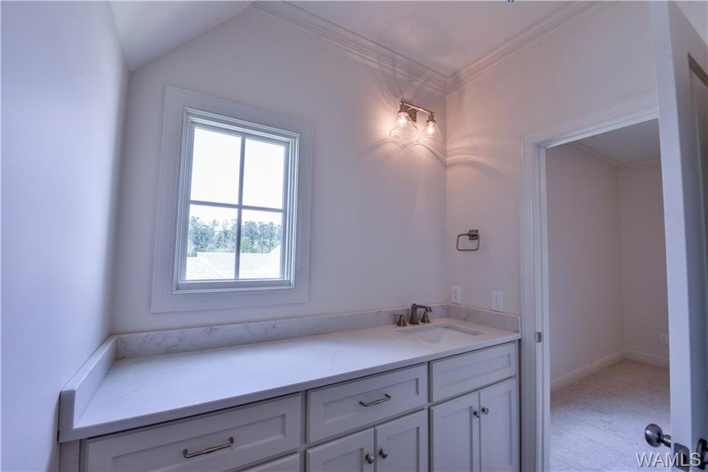 Upstairs vanity detail