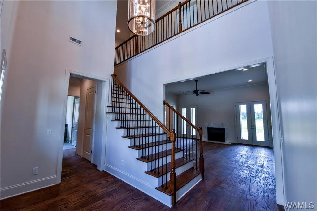 Entry foyer and staircase