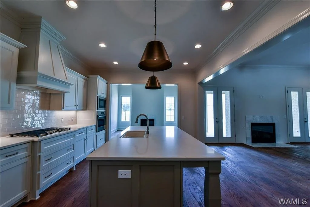 Kitchen toward living