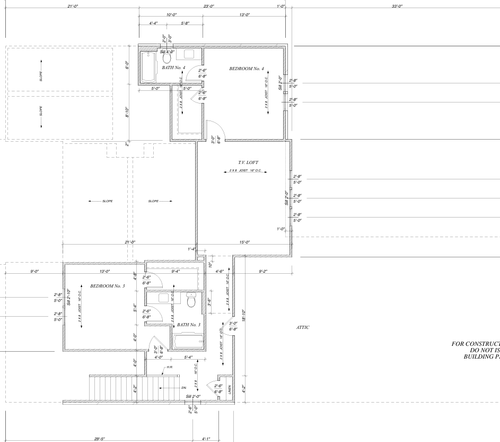 Upstairs floor plan