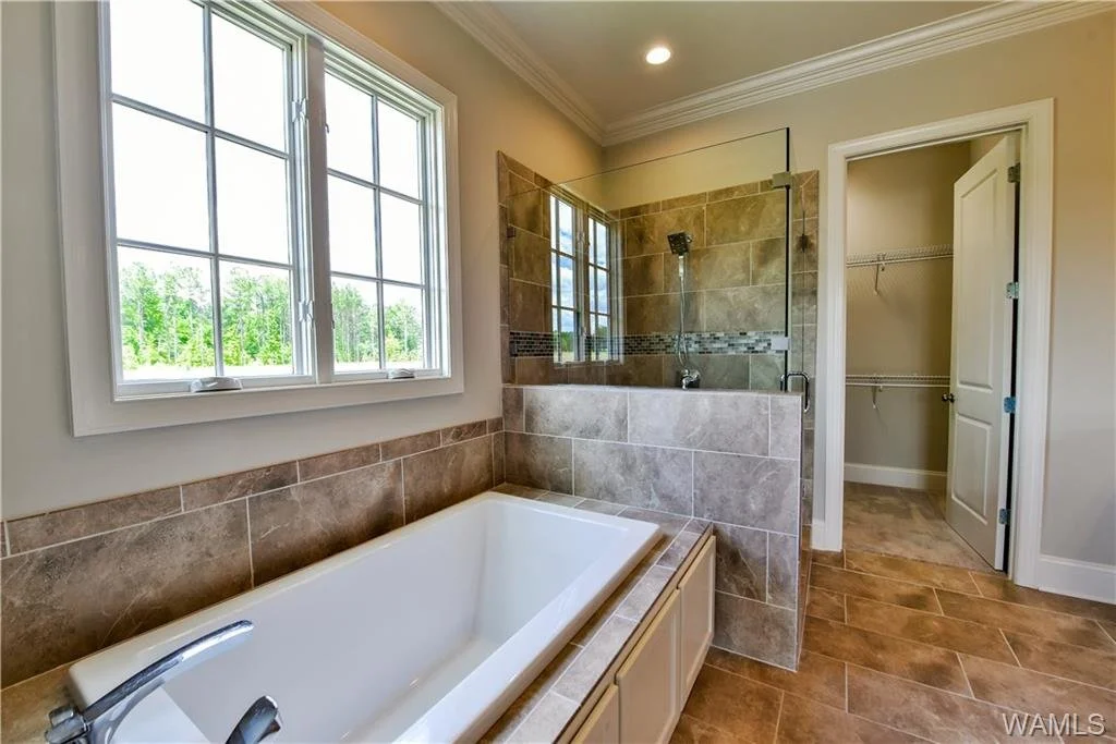 Primary tub and shower