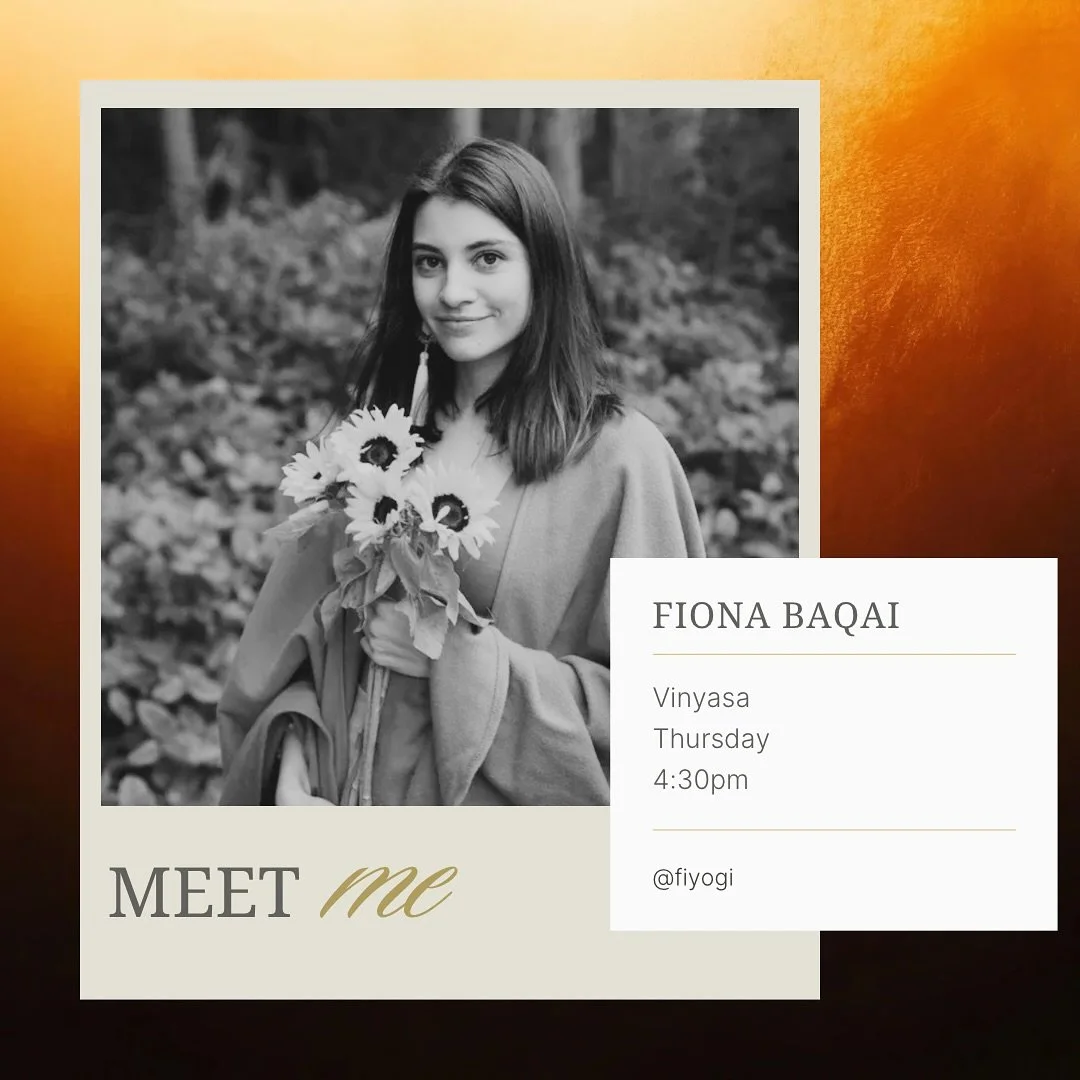 We can&rsquo;t wait to grow and flow with this sunflower every Thursday!! 

✨Meet Fiona @fiyogi 

I&rsquo;m an E-RYT 500HR yoga teacher with over a decade of experience teaching and leading yoga teacher trainings across a variety of styles&mdash;incl