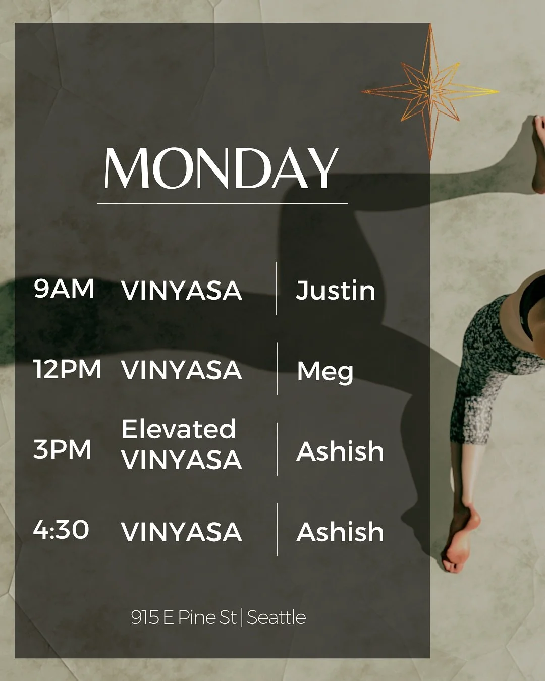 Check out the NEW YOGA SCHEDULE for Fall!!!

🍁New souls 
🍁New season
🍁New intentions 

We are absolutely thrilled to welcome some new teachers to the fall lineup!! 
As well as our same brilliant teachers shifting to new time slots:) 

🤎See @mindb