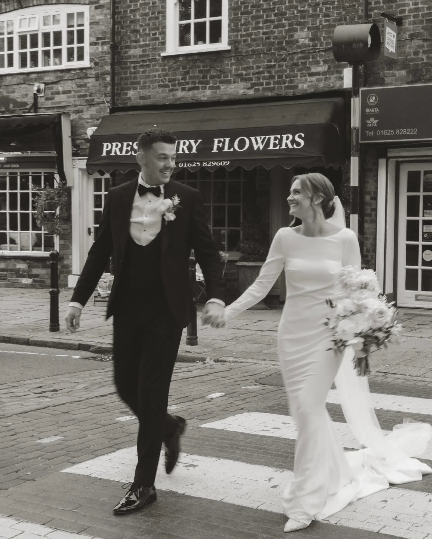 The Wheelers ✨ Married in Prestbury, a village close to their hearts, surrounded by the people they love most. Saturday was just gorgeous; laidback, intentional, and unmistakably Cara &amp; James. 

Cara spent the morning getting ready with her girls