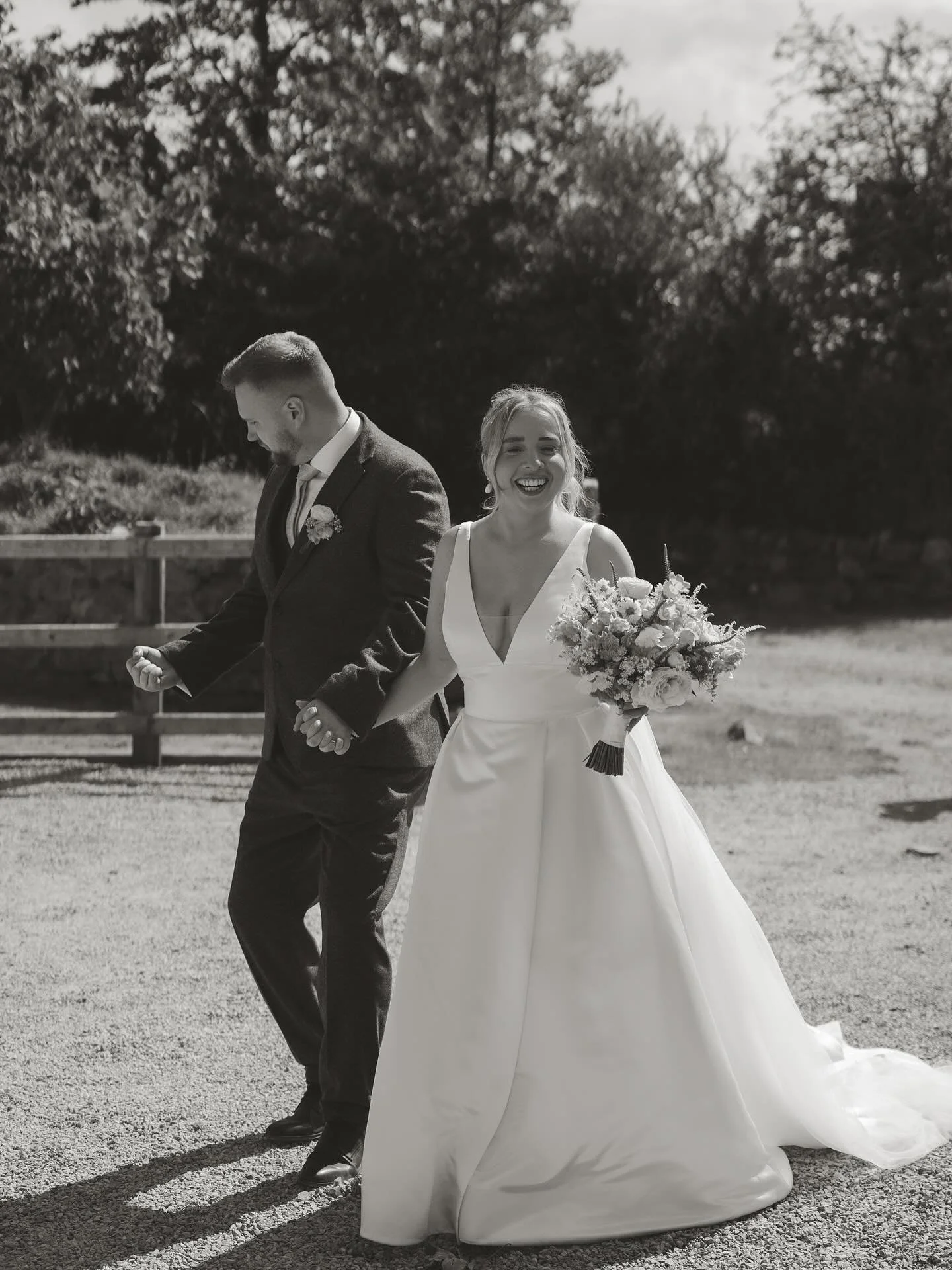 Amy &amp; Dan at @henblascountrypark ✨ So much to say about this pair. I photographed A&amp;D back in April on Newborough beach, and it was pure magic. Between their shoot and our catch-ups, I knew their wedding would be full of joy, effortlessly rel