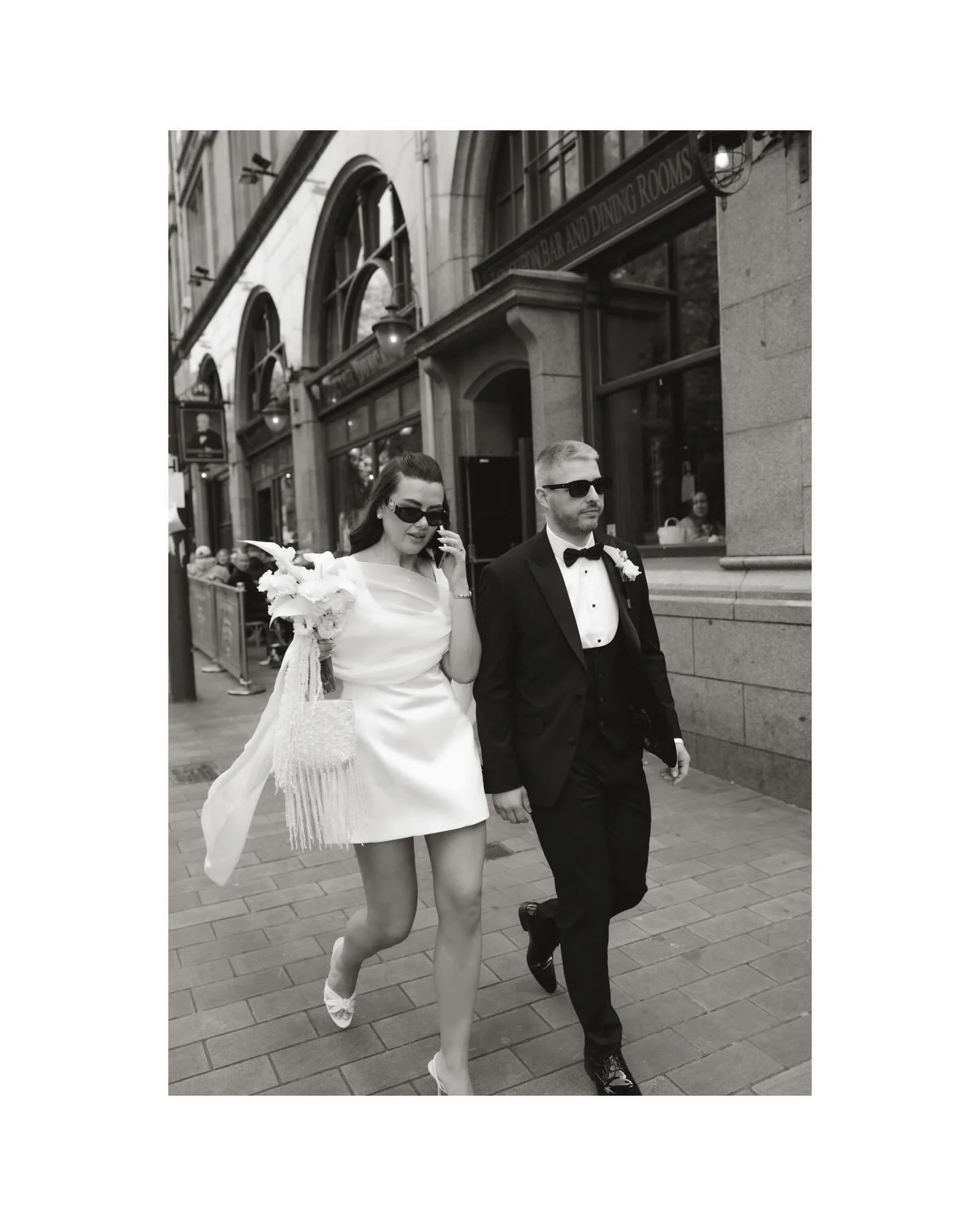 Lizzie &amp; Adam&rsquo;s secret city elopement at @stgeorgeshall_liverpool 🏹 Saturday was an absolute vibe, full of laughter, a few happy tears, wandering the city streets, and celebrating into the night at @themunicipalhotelliverpool 

With just t