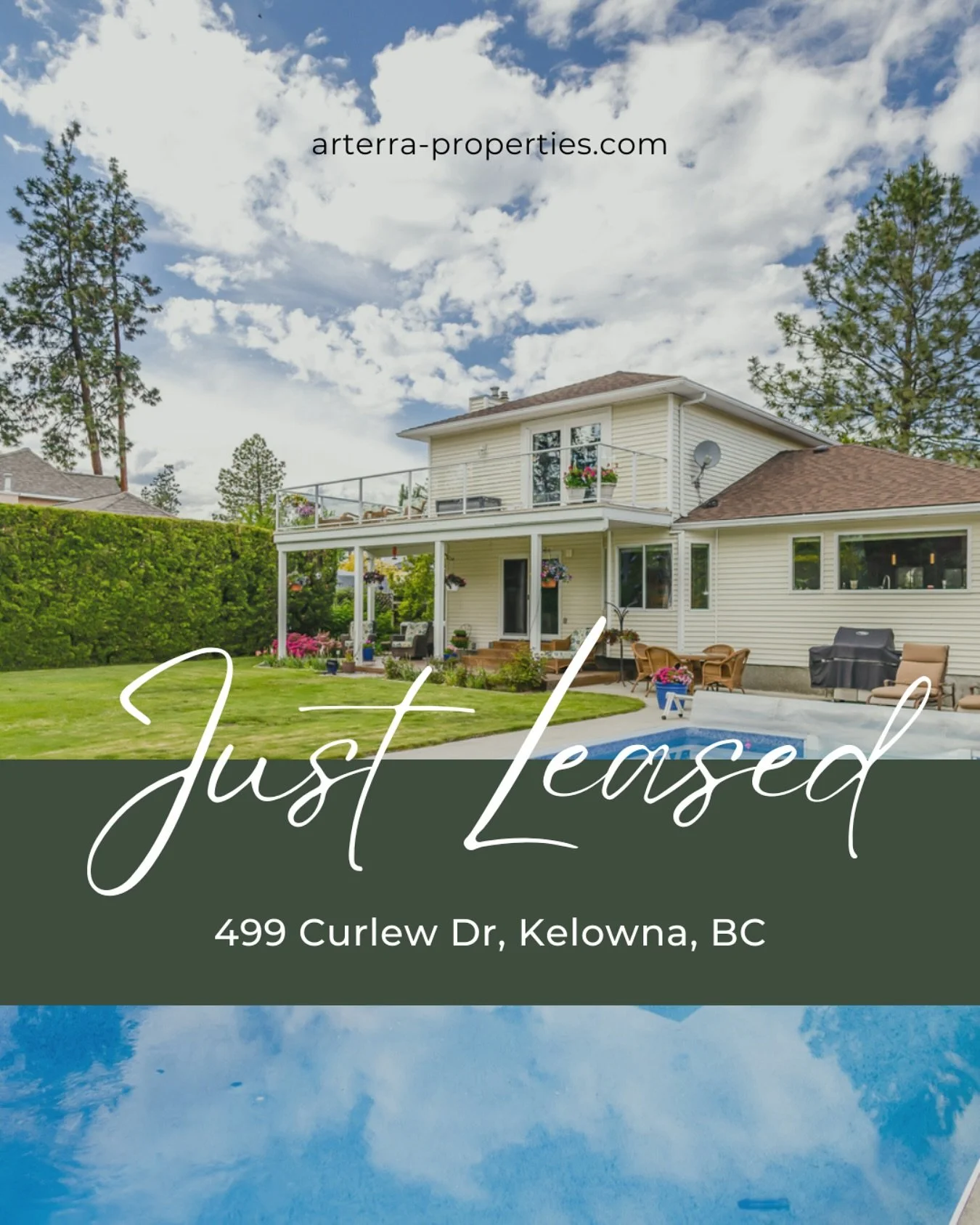This beauty family home is now off the market! The lucky new tenants get to enjoy a quiet oasis in their private backyard pool. If you missed this one don&rsquo;t sweat! I&rsquo;ve got plenty more homes available 🔗 in bio 🏡

#kelownarentals #kelown