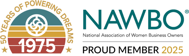 Logo of NABO, the National Association of Women Business Owners, top therapist in san antonio