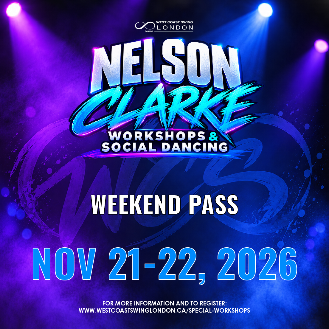 Nelson Clarke Nov 21 & 22 Specialty Workshops - Weekend Pass