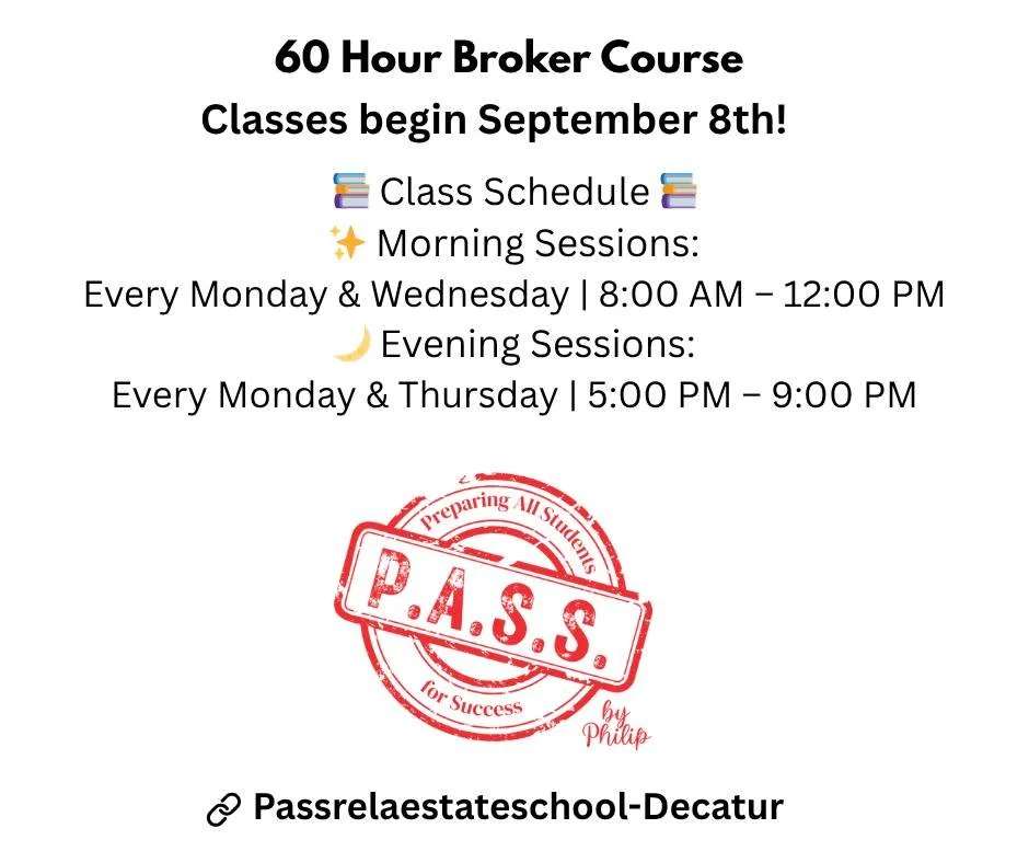 Broker Classes being offered morning and night time. 
📚 Class Schedule 📚
✨ Morning Sessions:
Every Monday &amp; Wednesday | 8:00 AM &ndash; 12:00 PM

🌙 Evening Sessions:
Every Monday &amp; Thursday | 5:00 PM &ndash; 9:00 PM