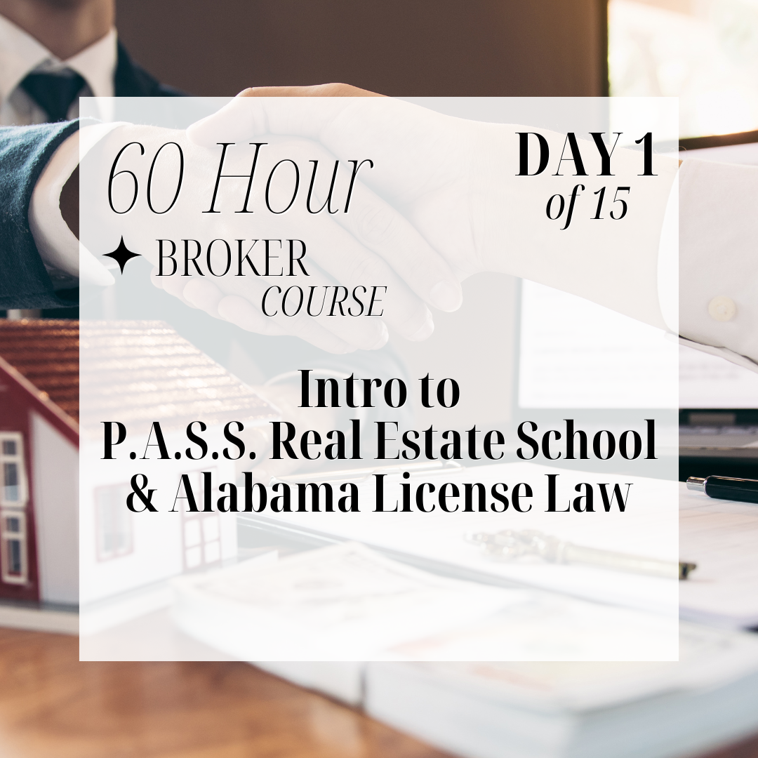 60-Hour Broker Course Day 1 of 15