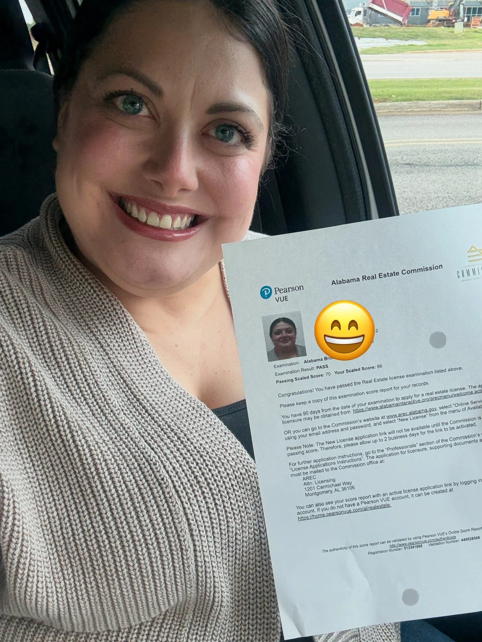 Congratulations to Jessica Burch! She is one and done!