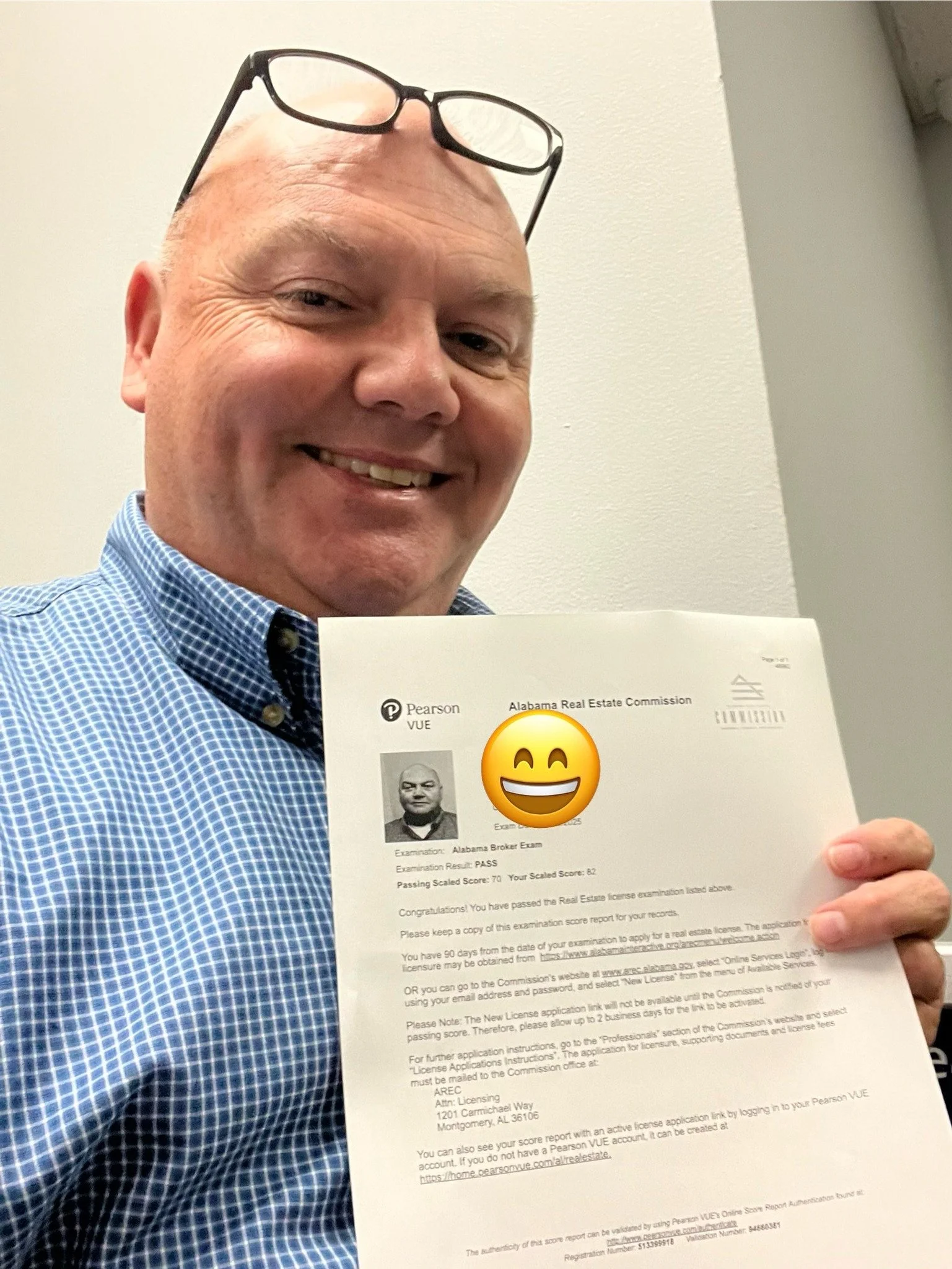 &ldquo;Congratulations, Scott! 🎉 One and done! We can&rsquo;t wait to see the amazing places your journey will take you!&rdquo;