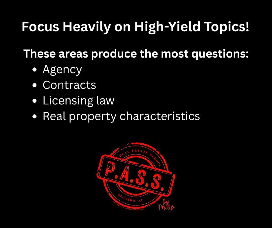 High-yield topics = high-impact results. Master these areas and watch your confidence soar.
#RealEstateExamPrep #TestTakingTips #ReadTheQuestion #FutureRealtors
#RealEstateSchool #PassTheExam
#StudySmart #ExamSuccess
#RealEstateLicenseJourney #PreLic