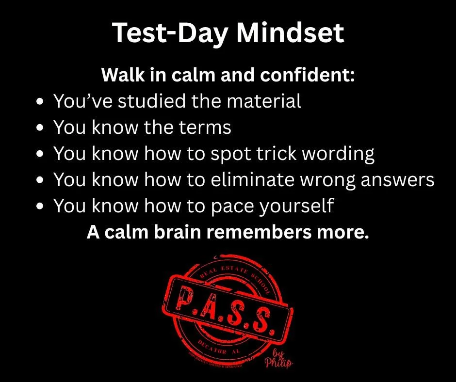 You&rsquo;ve studied, you&rsquo;re ready, and you know what to expect. Breathe, trust yourself, and go PASS it.
#RealEstateExamPrep #TestTakingTips #ReadTheQuestion #FutureRealtors
#RealEstateSchool #PassTheExam
#StudySmart #ExamSuccess
#RealEstateLi