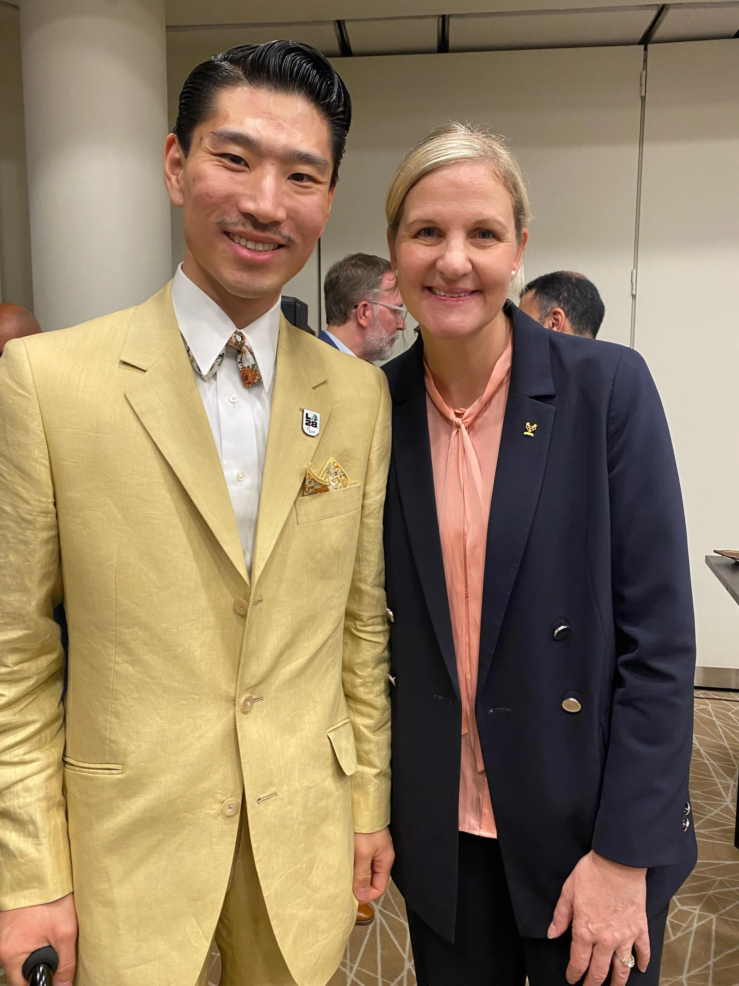 Kirsty Coventry, YanXiao Gong, IOC Summit, Lausanne, 20250610, 7e0c997a-9615-4a35-a5f8-644d972c8277.jpeg