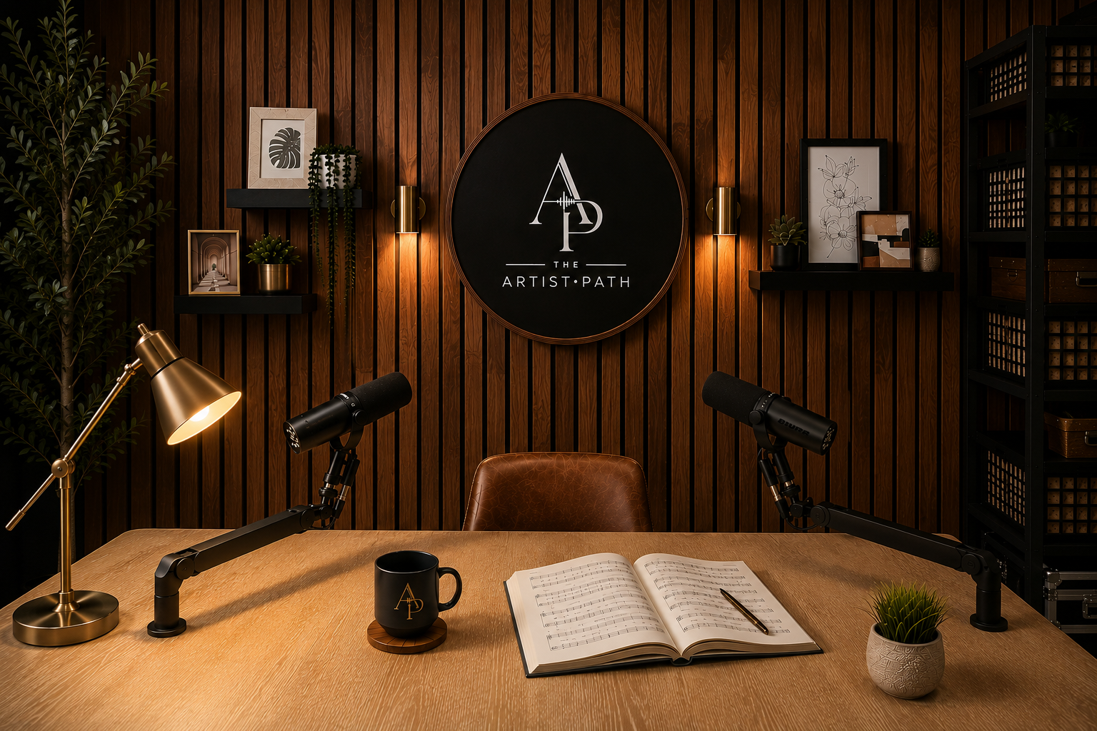 Vocal Coaching Studio with SM7b Microphone The Artist Pathway