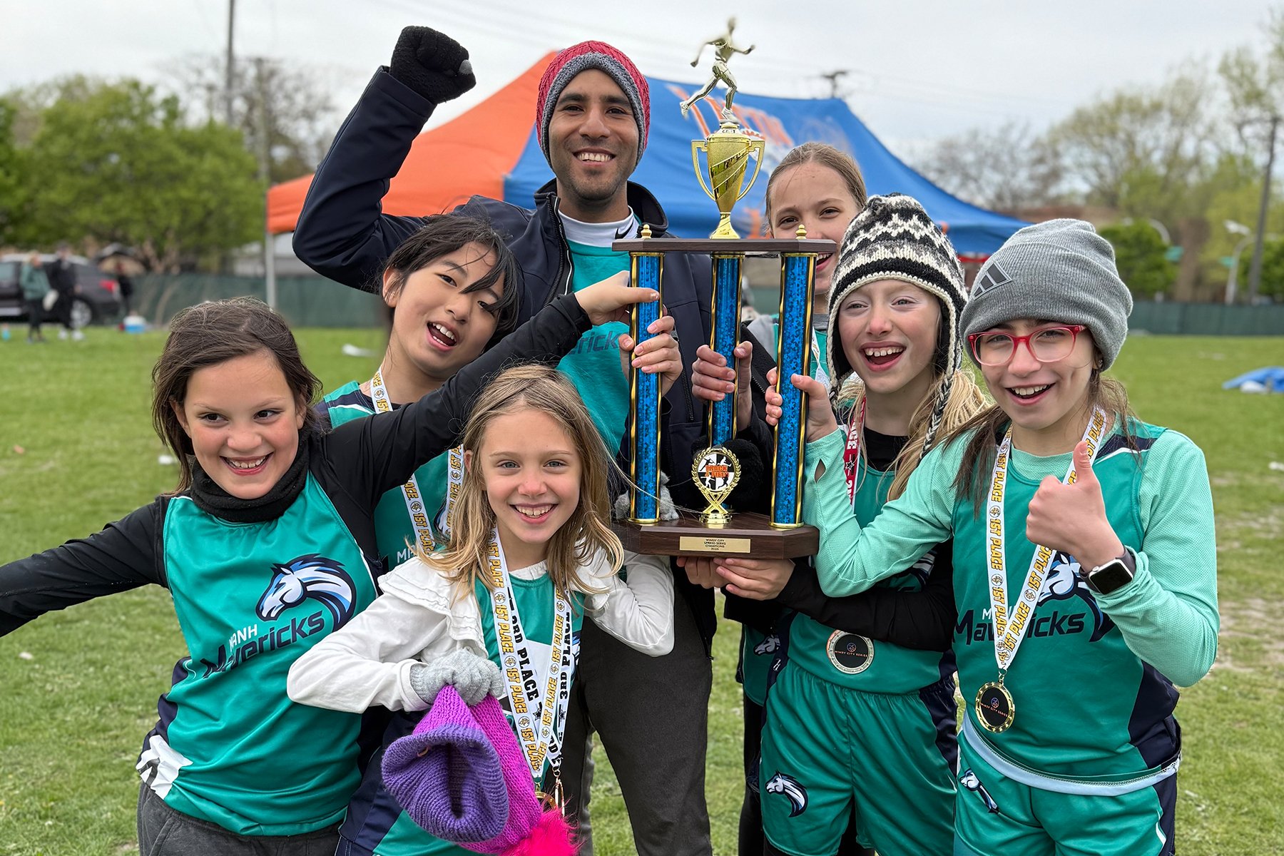 Victory for the MANH Track Team