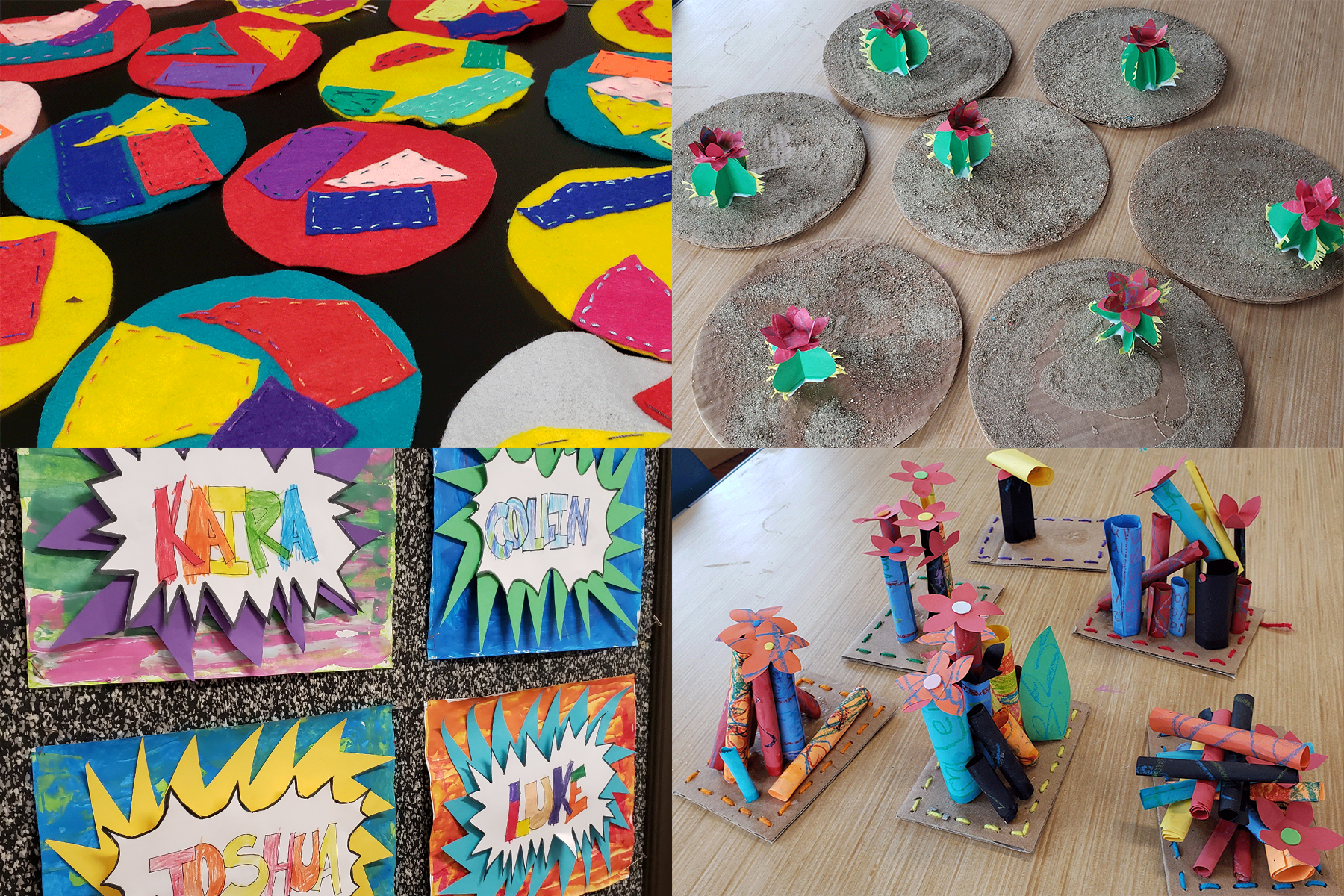 Creating Together: Dots, Stitches, and Sculpture