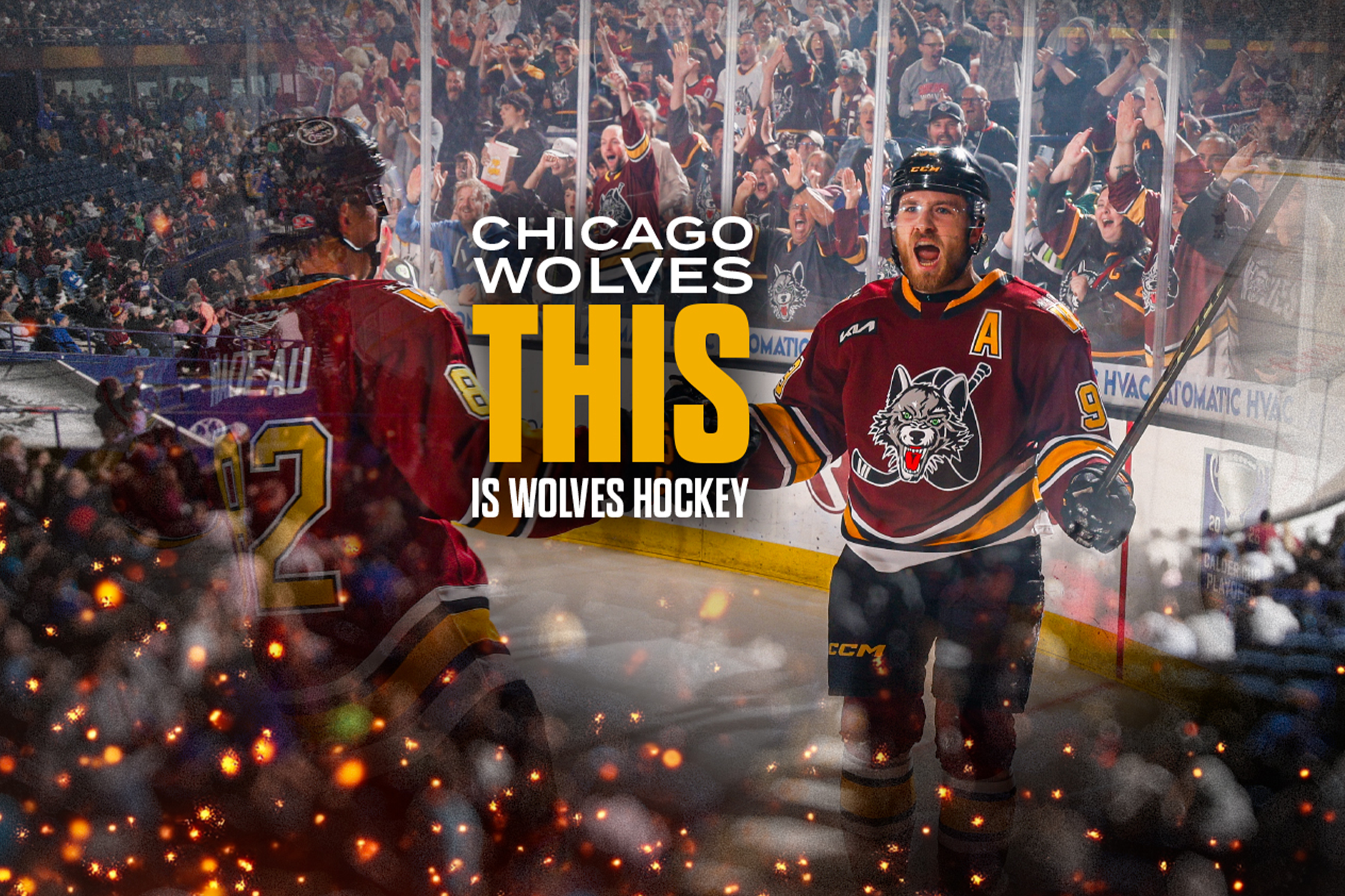 Chicago Wolves Hockey Game