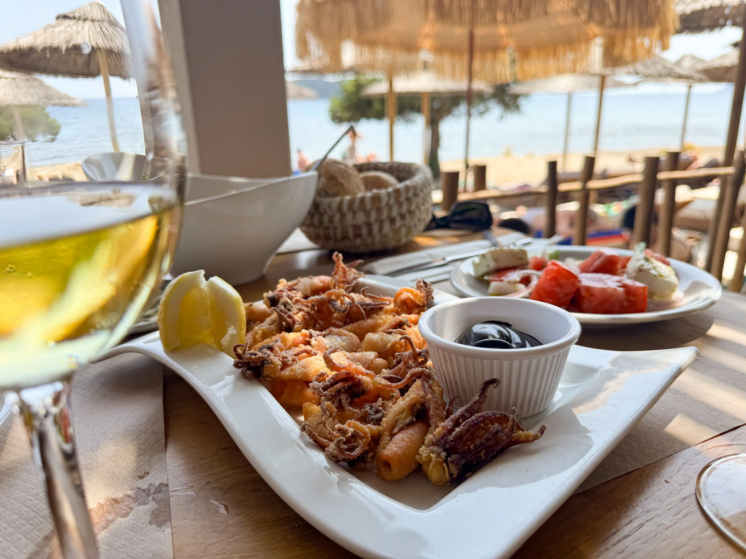 photo culinaire - restaurant grec - plus belles plages