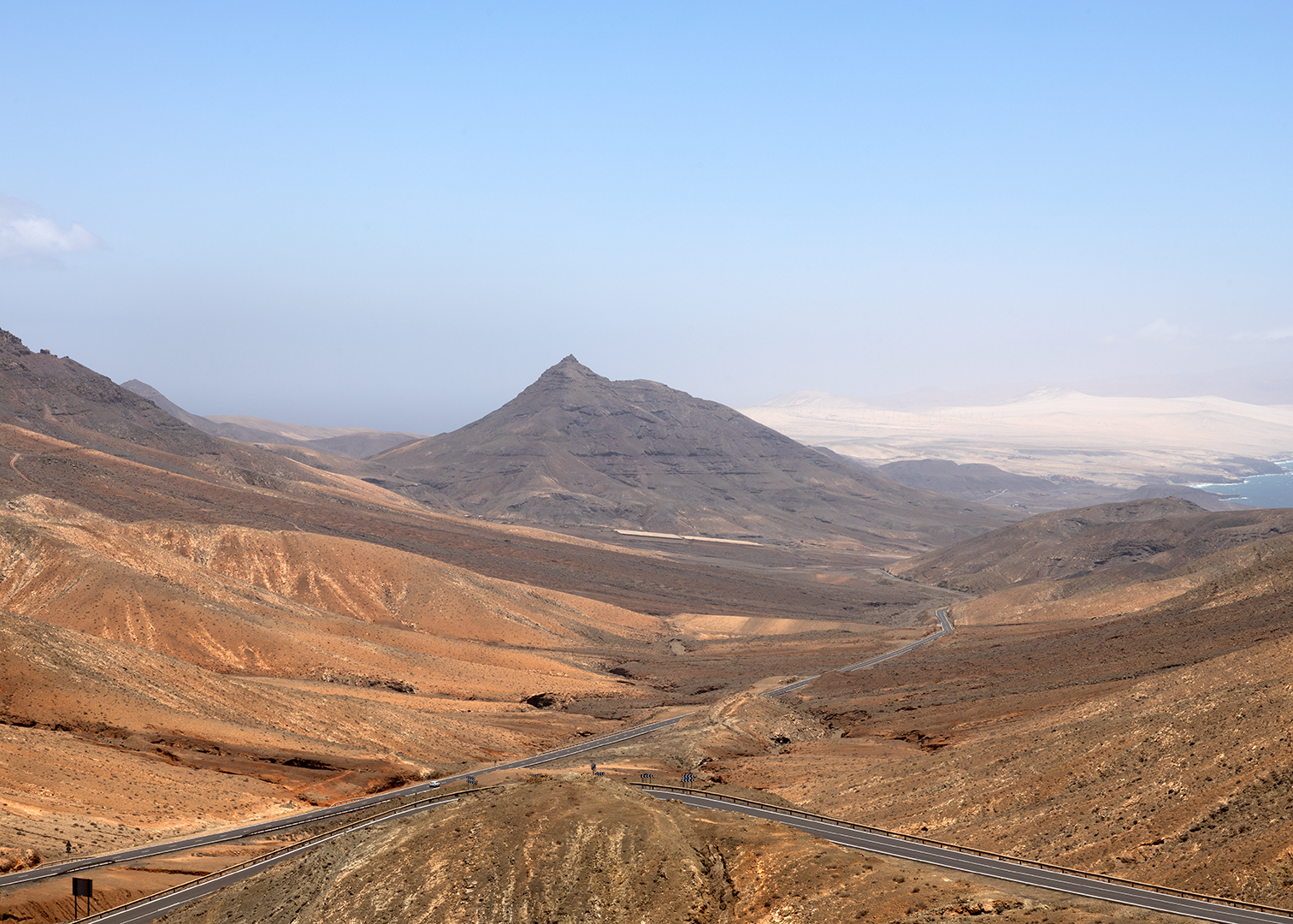 Photographie de paysage prise a fuerteventura aux iles Canaries