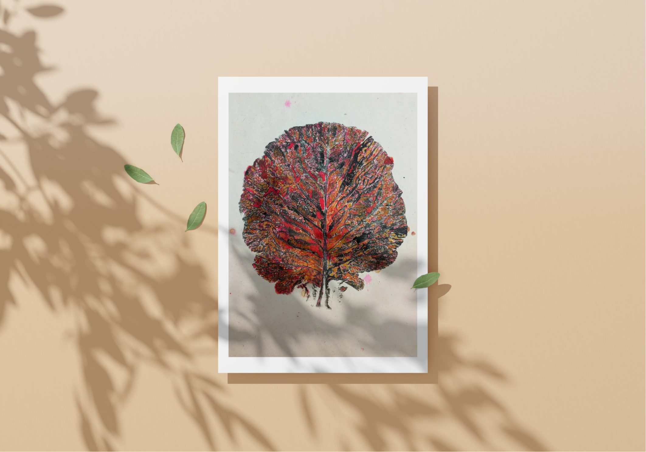 Sunset Cabbage Matte Paper A5 Print