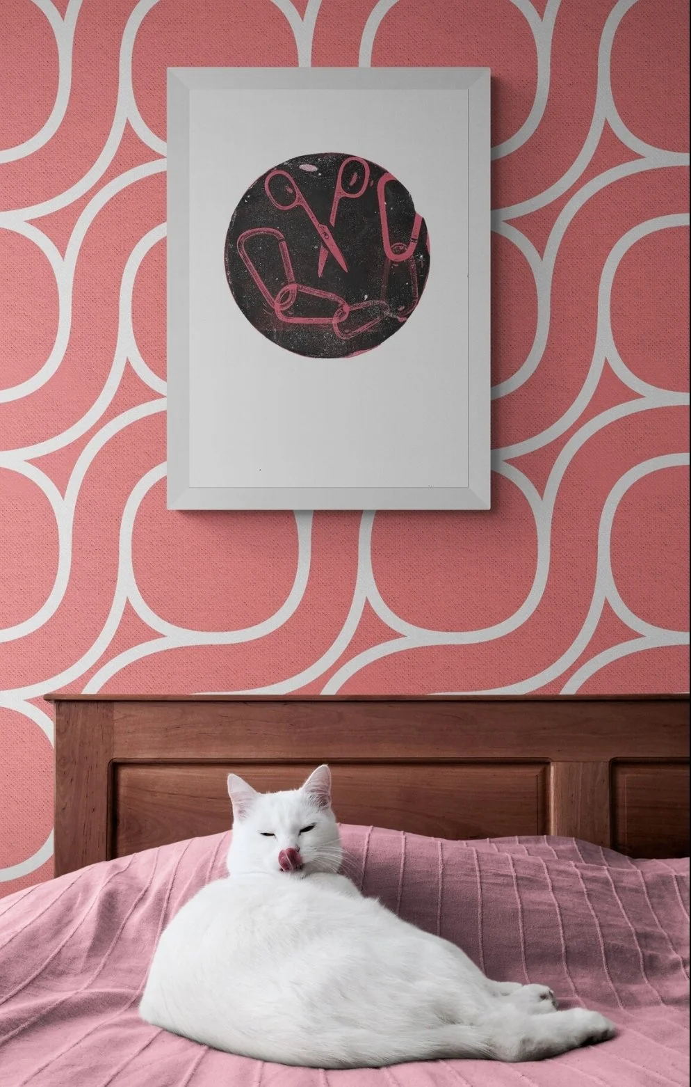 Scissor Time Matte Paper Print