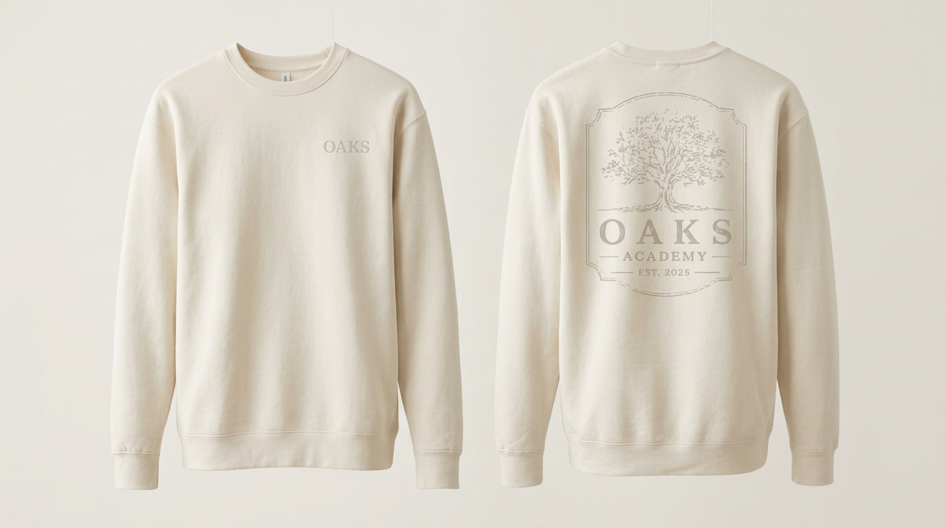 ADULT Crest Crew Sweatshirt