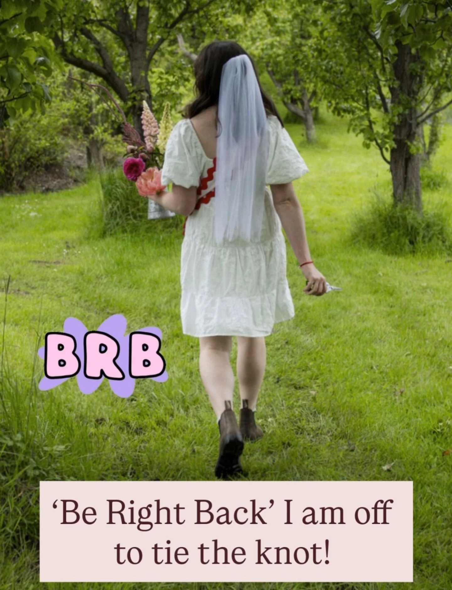 &lsquo;Be Right Back&rsquo; 
💕I am off the tie the knot!💕
Please feel free to reach out, I may just take a little longer than usual to get back to you.