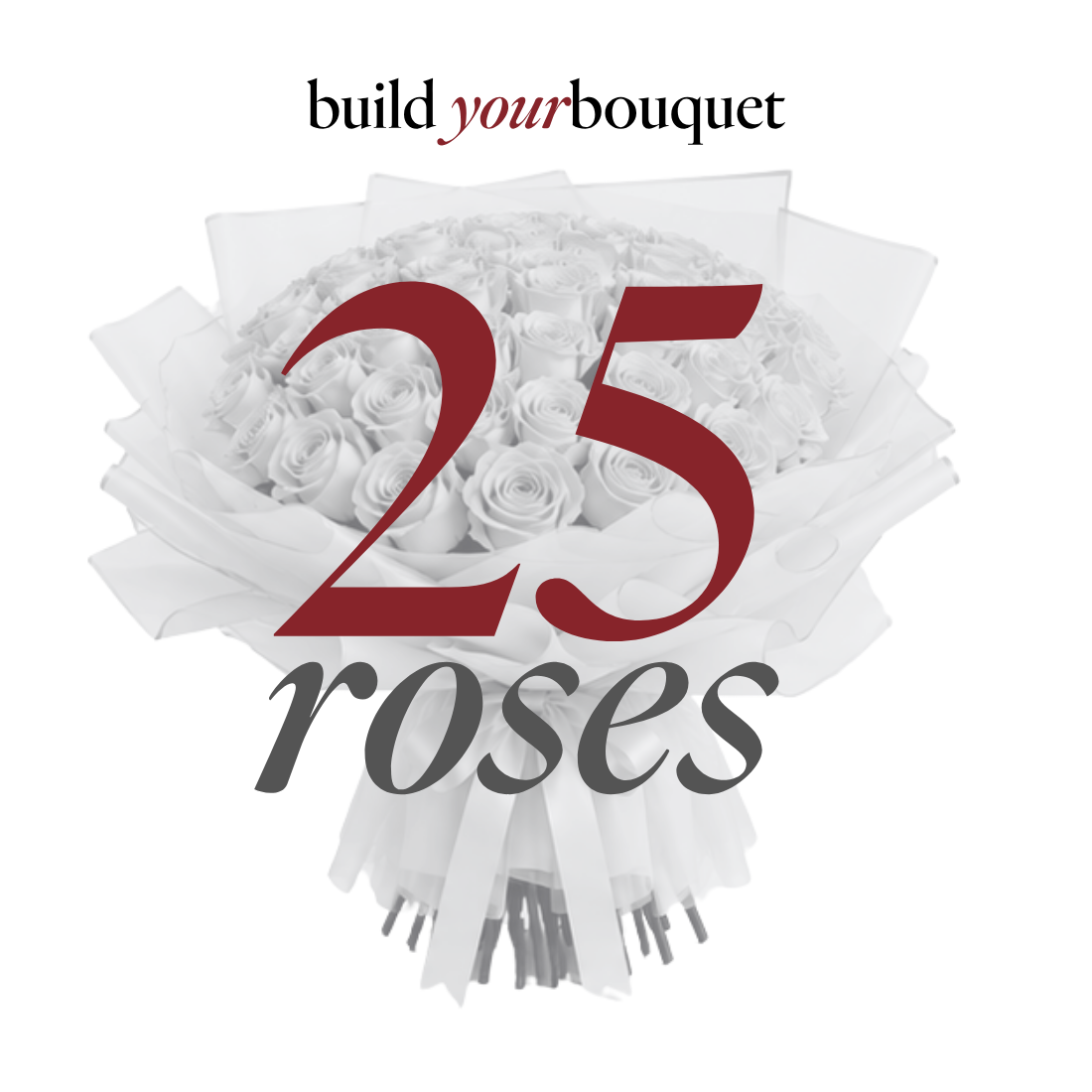 Prettee & Petite Bouquet  (25 roses)