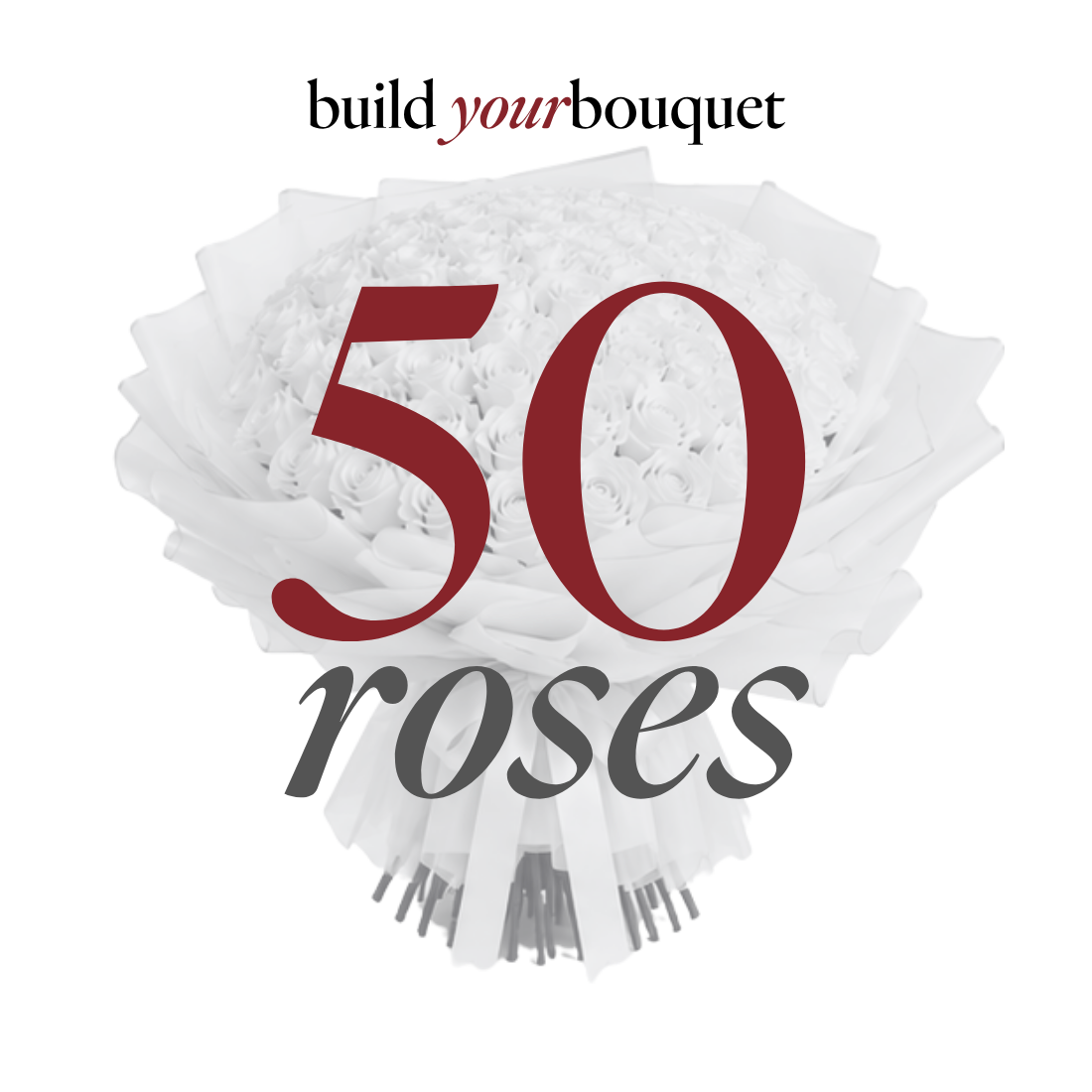 A Classic Themed Bouquet (50 roses)