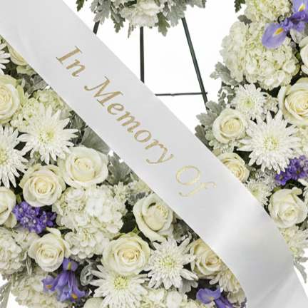 pretteeflorals_memorial_custom_ribbon_sash_example
