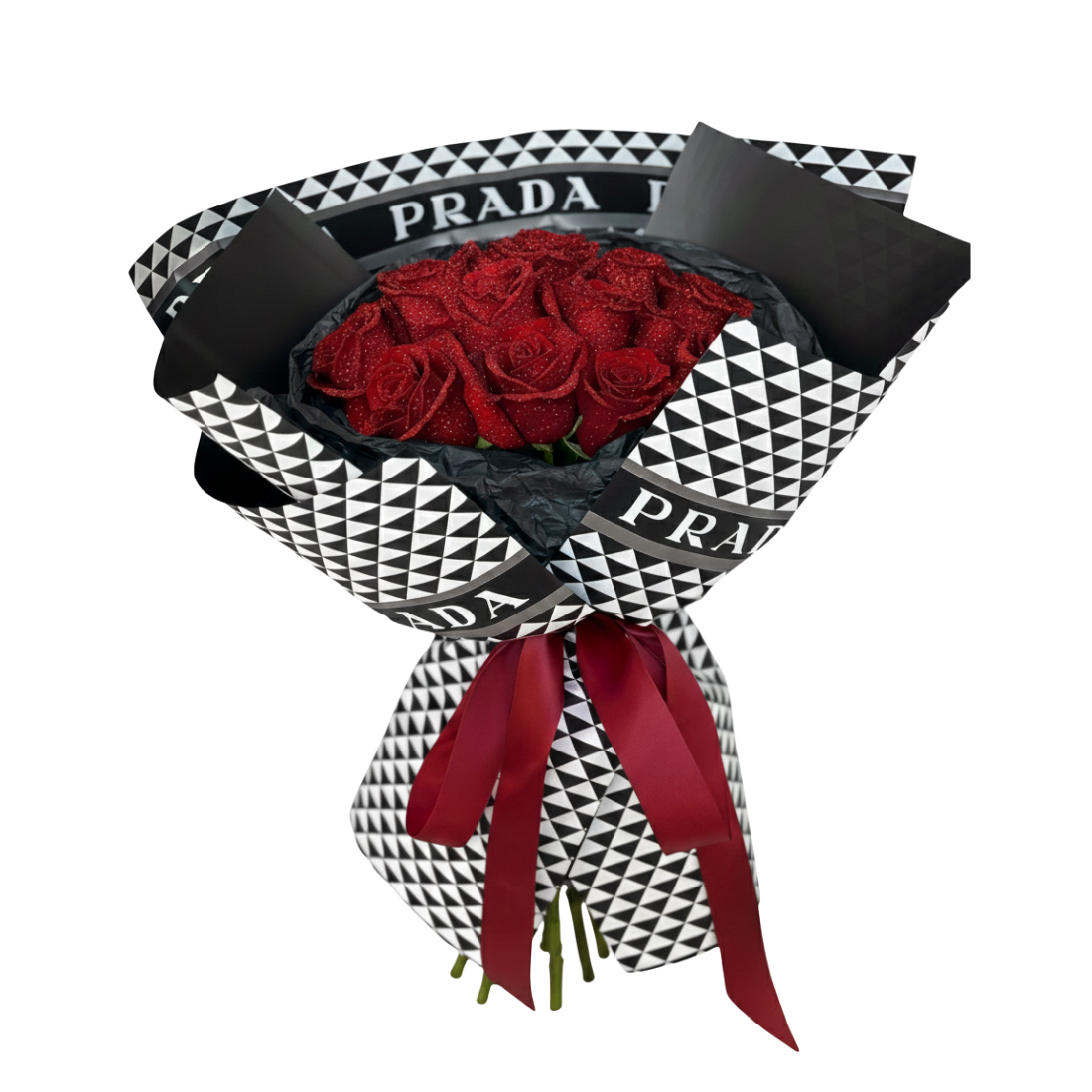 Luxury Ramo Buchons with Glitter